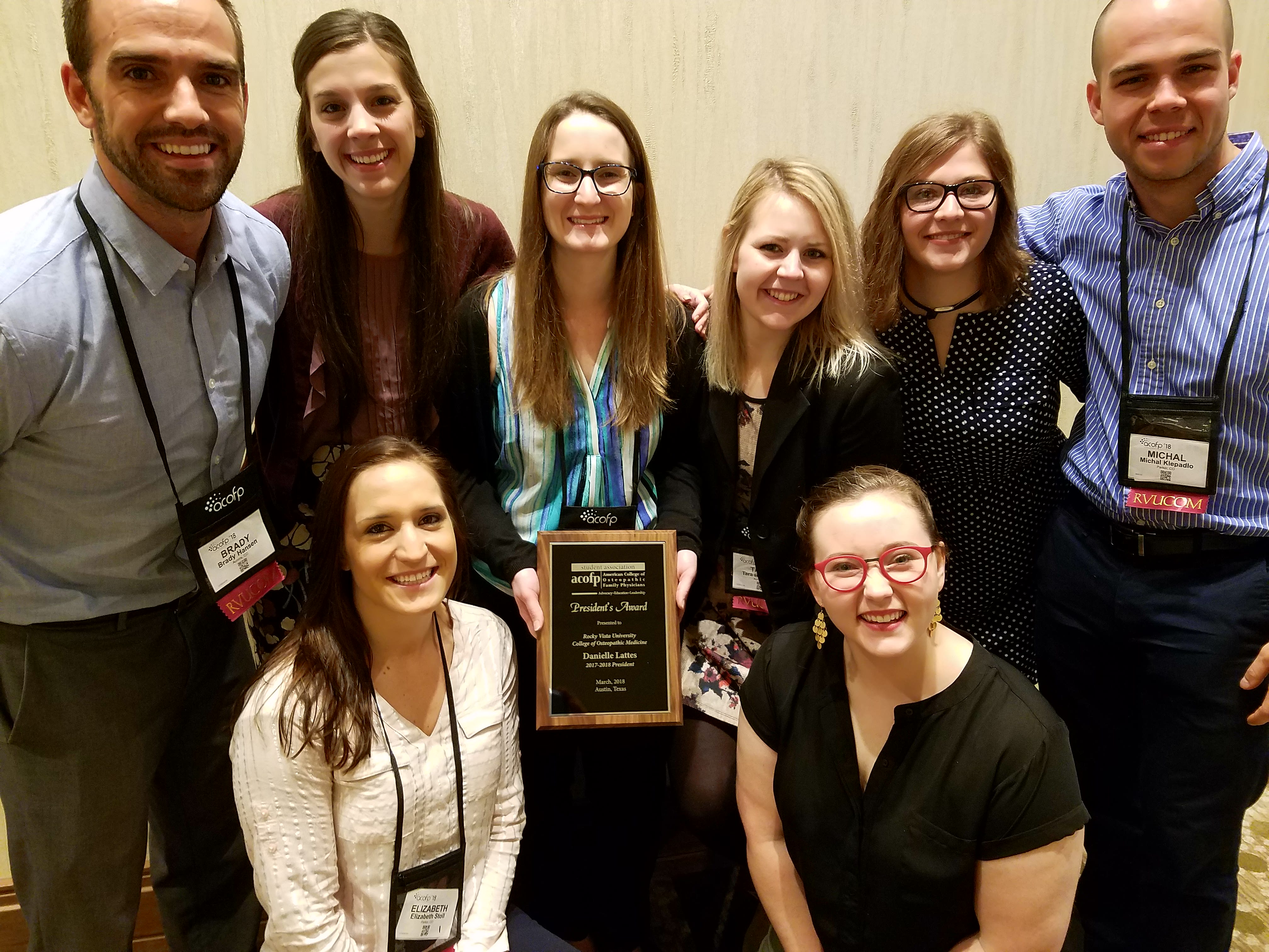 Faculty and Students Receive Honors at ACOFP Conference Rocky